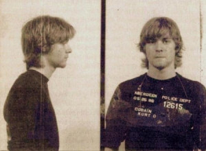 Kurt Cobain’s Mugshot & Fingerprint Card After He Was Arrested In ...