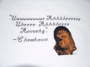 Full pattern for Chewbacca quote pattern