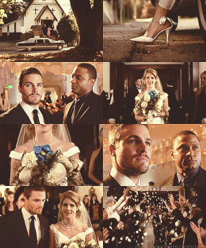 alexielaldrichgraphic:-Oliver & Felicity: “Wedding”.