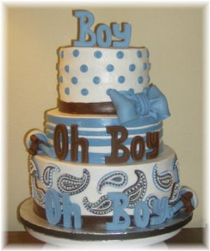 Baby Shower Cakes Sayings Boy