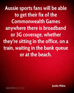 Aussie sports fans will be able to get their fix of the Commonwealth ...