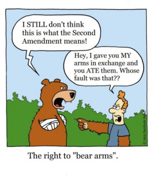 Cartoon: the right to bear arms (medium) by sardonic salad tagged ...