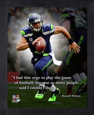 ... Shop By Category Wall Decorations Russell Wilson Framed Pro Quote