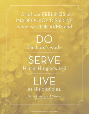 All of our feelings of inadequacy dissolve when we link arms and do ...