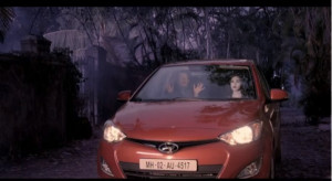 showcases i20’s features through an attention grabbing spooky ad