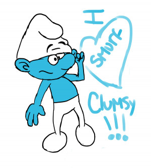 Media Cartoons Drawings Amy Just Saw The Smurfs Movie