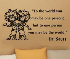 Dr Seuss thing 1 thing 2 to the world inspirational by kisvinyl, $16 ...