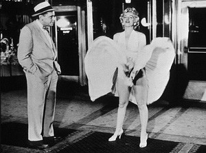 ... up dress scene from The Seven Year Itch (Tom Ewell, Marilyn Monroe