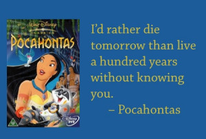 Pocahontas movie quotes