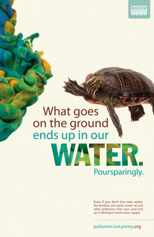 environmental water protection poster, Pollution Isn't Pretty Campaign ...