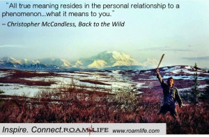 Back to the Wild, Christopher McCandless.