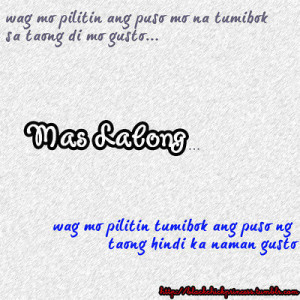 love quotes tagalog broken hearted