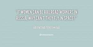 If women can be railroad workers in Russia, why can't they fly in ...