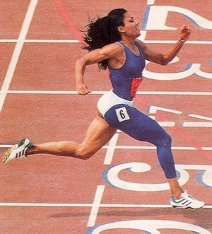 Florence Griffith-Joyner in the Summer Olympics 1