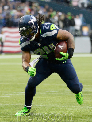 Running Back Marshawn Lynch Seahawks