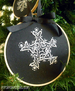 Step Embroider Your Snowflakes