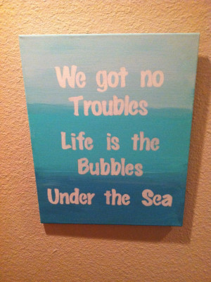 ... nursery art I made for Haisley @chelseabuol ! Little mermaid quotes