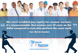 We must establish pay equity for women workers. It's unconscionable ...