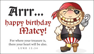 Pirate Quotes For Birthdays Cards Pictures