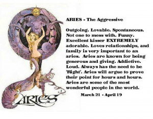 Aries - Zodiac traits of this fire sign