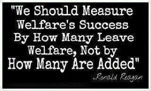 Ronald Reagan and welfare