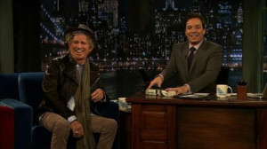 Keith Richards on with Jimmy Fallon Monday night!