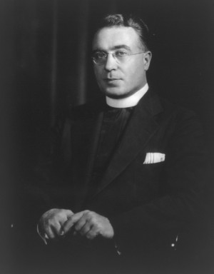 Father Charles Coughlin, circa 1933. Photo by Craine. Public domain.