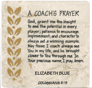 Coach's Prayer