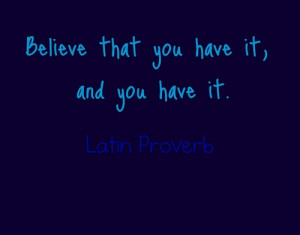 Latin proverb