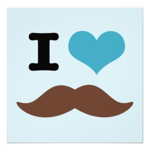 Cute Moustache Birthday Personalised Invites | Zazzle.co.uk