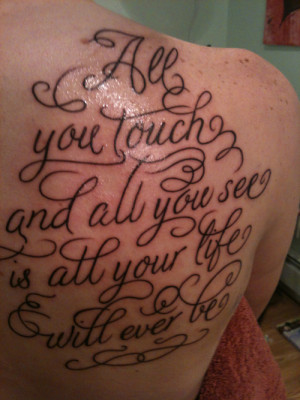 Life Quote In The Best Tattoo Ideas: Awesome Quotes Tattoos About Life ...