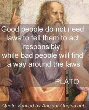This week respond to Plato's statement: