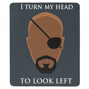 Avengers Nick Fury Funny Quotes Mouse Pad