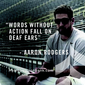 Words without action fall on deaf ears