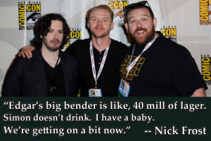 Simon Pegg And Nick Frost Best Friends Nick frost: i think it feels