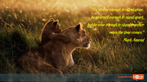 Inspirational Wallpaper Quote by Mark Amend