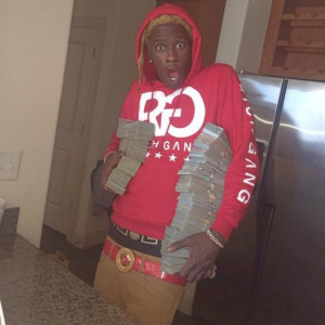 Racks on Racks: Young Thug Shows Off Piles of Money on the 'Gram