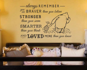 Classic Winnie the Pooh always remember you are by GrabersGraphics, $ ...