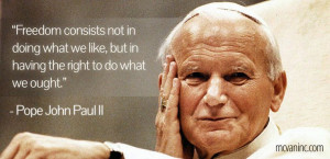 quote from Pope John Paul II