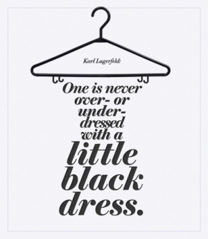 The Little Black Dress - A Girl's Best Friend
