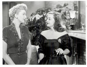Celeste Holm and Bette Davis in All About Eve.