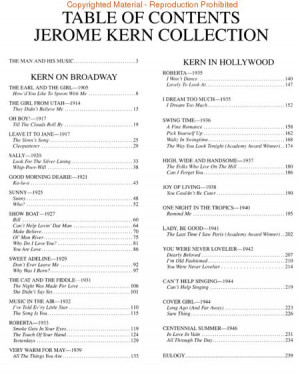 kern collection 2nd edition softcover edition composed by jerome kern ...