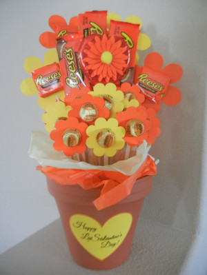Teacher Valentine - Reese's Peanut Butter Cup bouquet