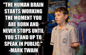 Public Speaking quote #2