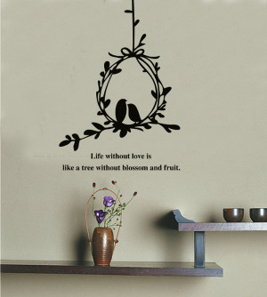 -Branch-and-Birds-Wall-Decals-Stickers-Love-Quotes-Furniture-Living ...