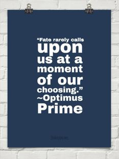 great Optimus Prime quote!. Related Images