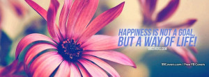 Happiness Quote Facebook Covers