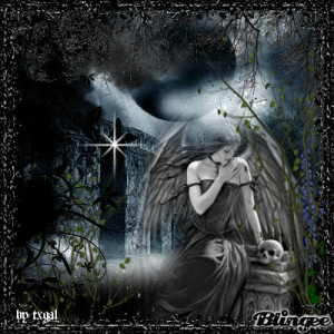 ... visit the bones of her lost love tags scene angel fantasy gothic love