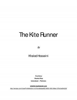 Kite Runner Quotes With Page Numbers Picture