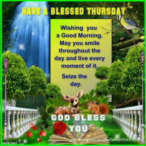 Have a blessed Thursday. ..